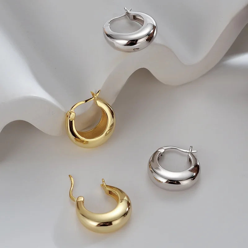 925 Silver plated Chunky Earrings