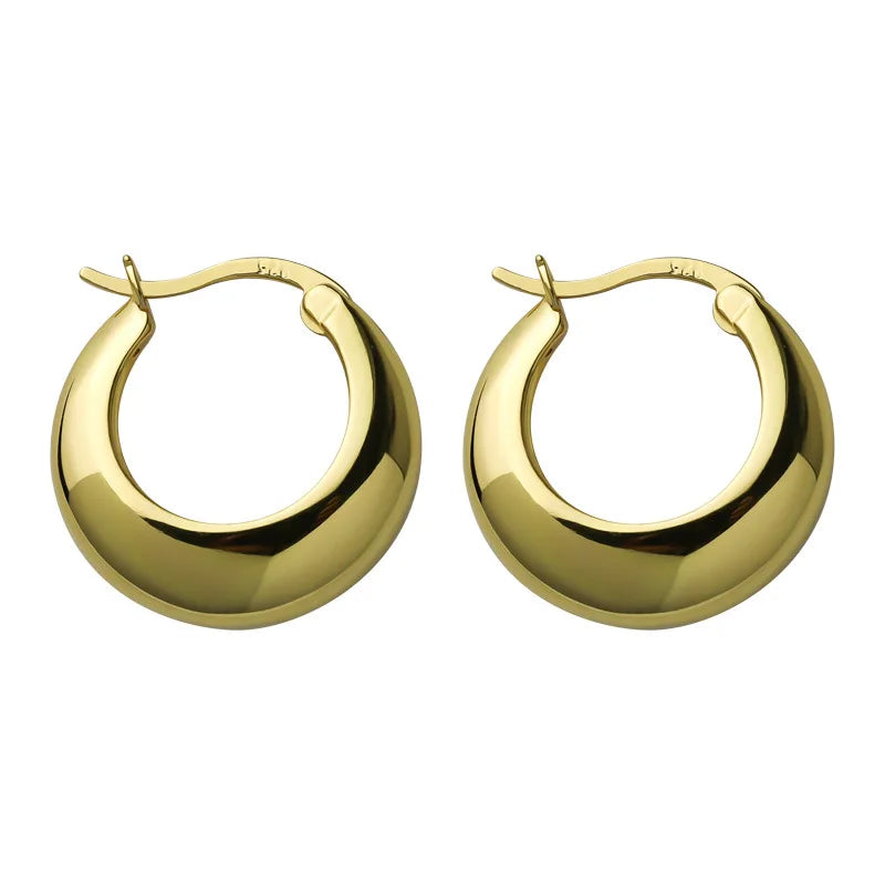 925 Silver plated Chunky Earrings