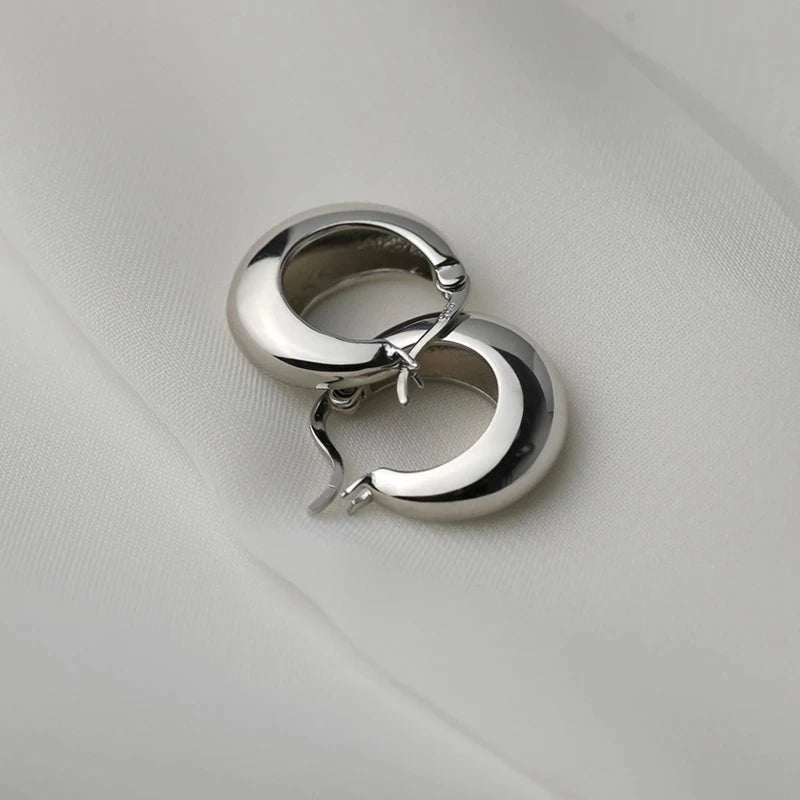 925 Silver plated Chunky Earrings