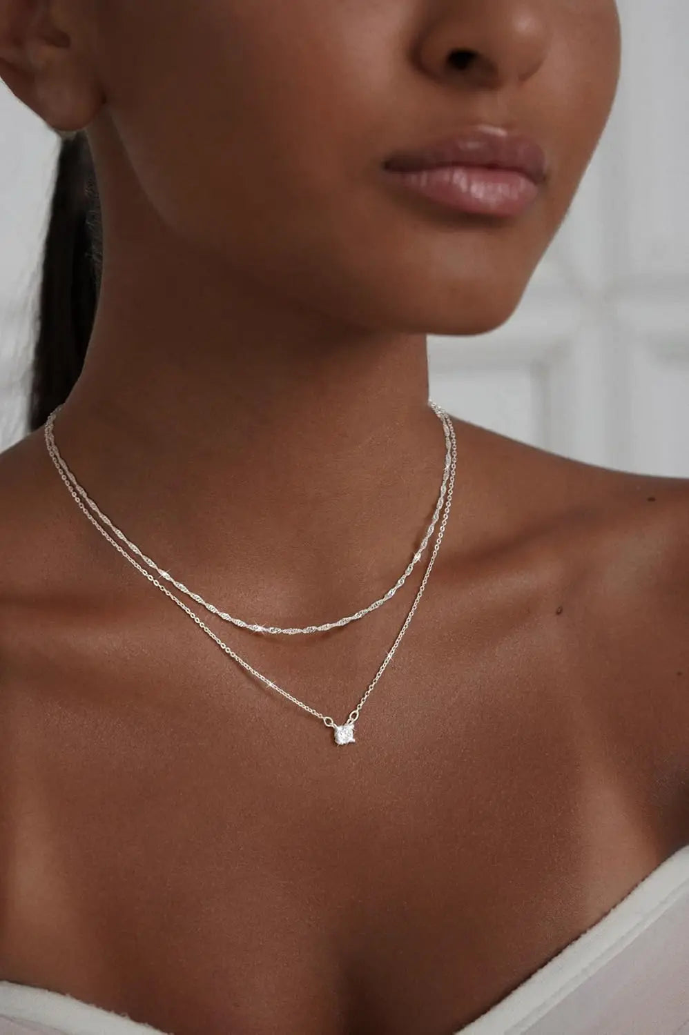 14K Gold/Silver Waterproof Necklace