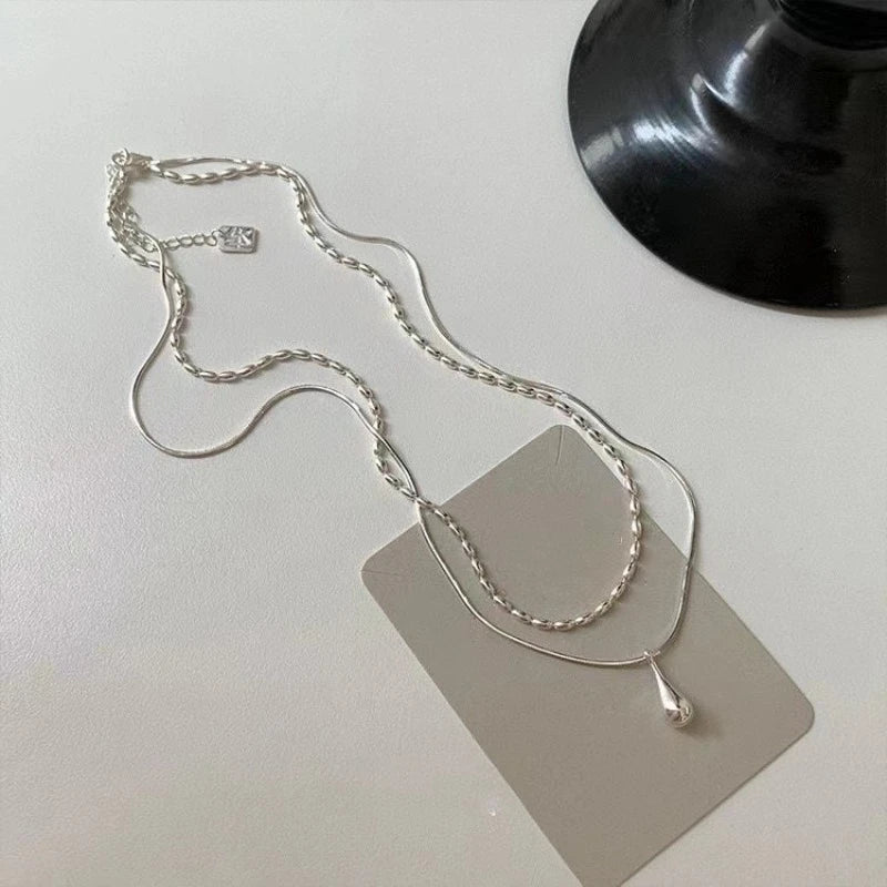 Water Drop Pendant Necklace